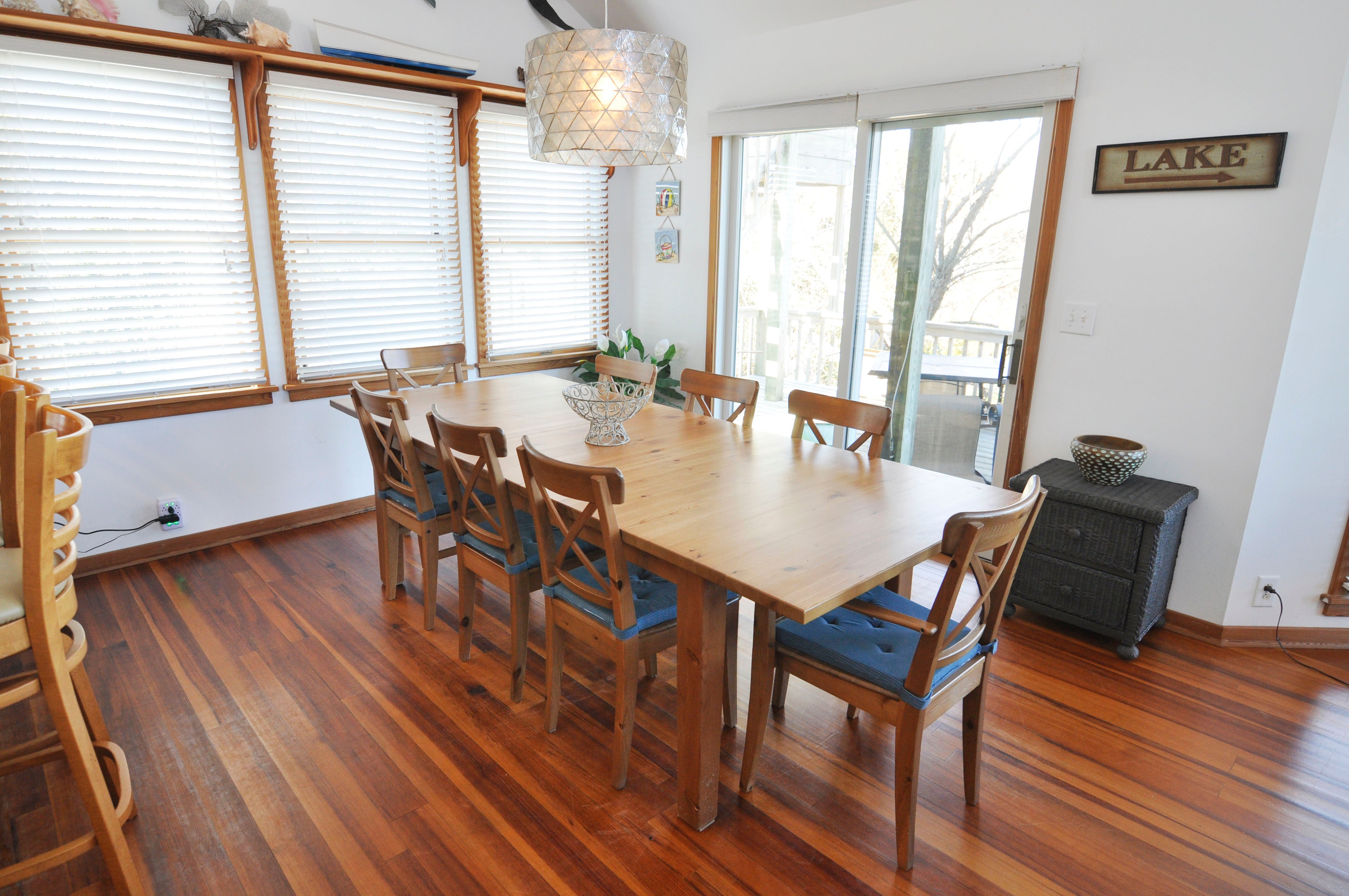 Dining Area, Second Floor with Deck Access