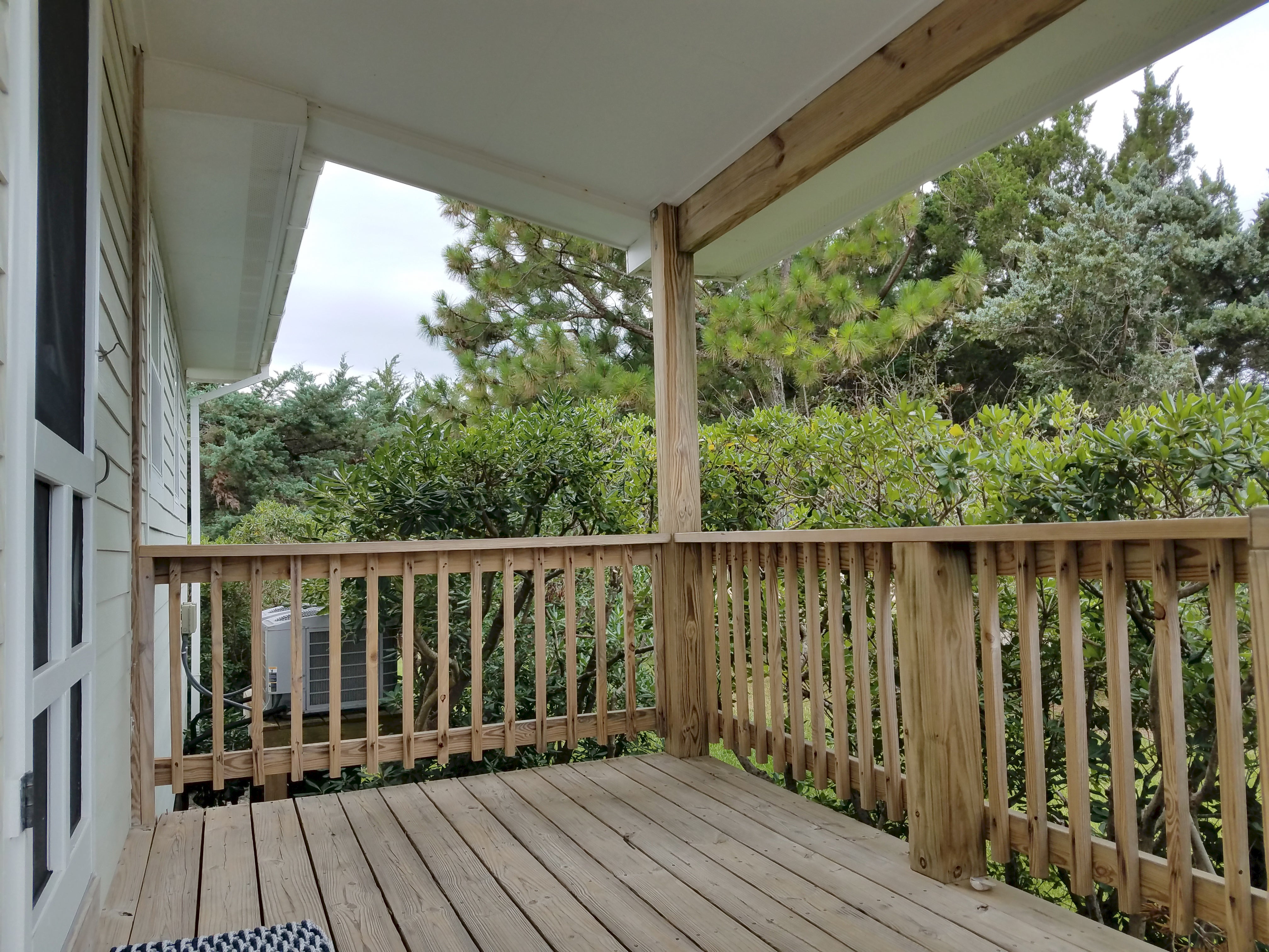 Covered Deck Entry