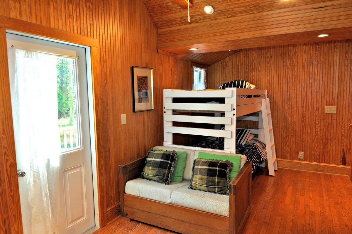 Bunk Bed with TV, Second Floor with Deck Access