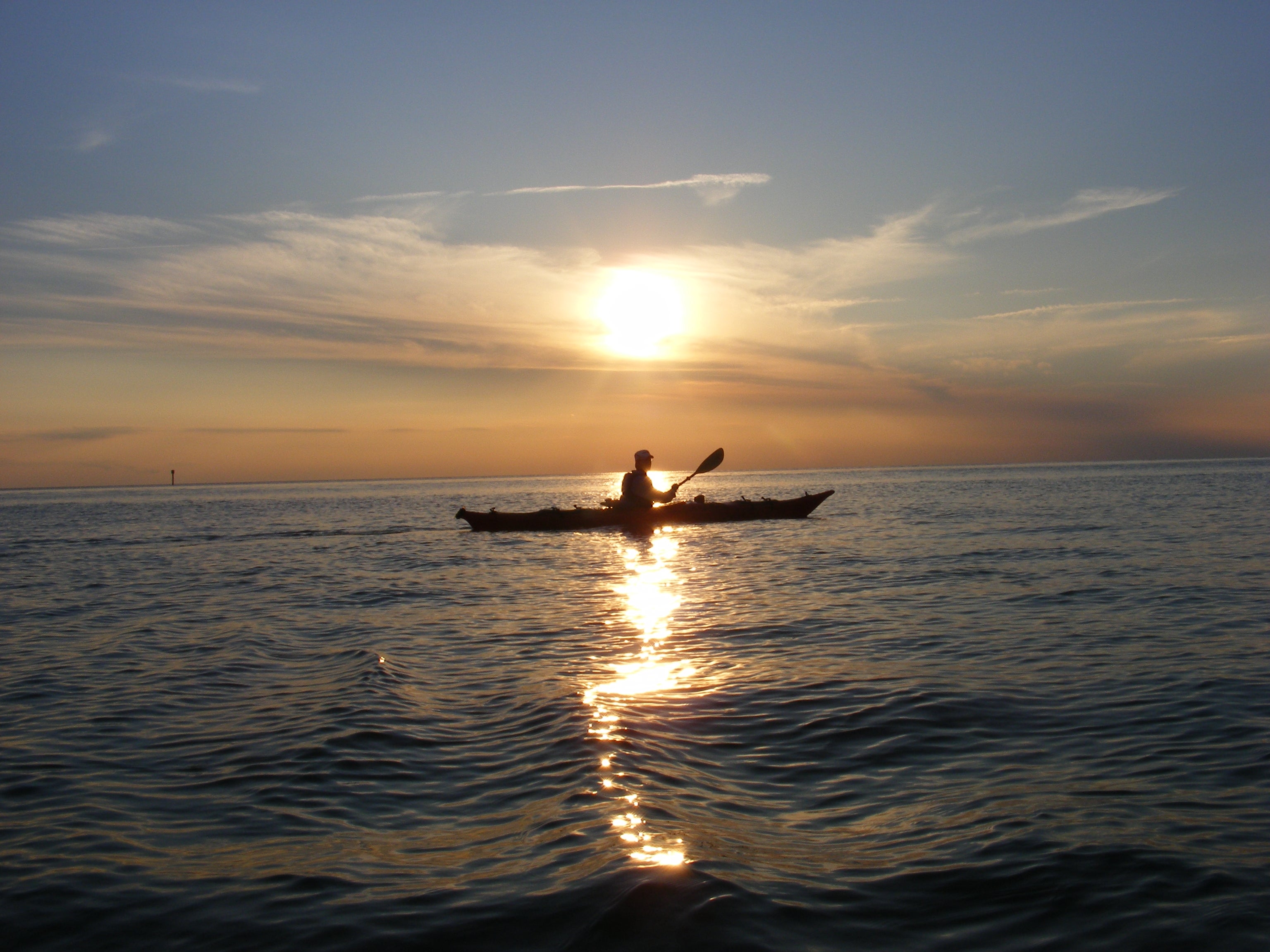 Kayaking off Sea Biscuit