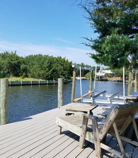 Canal Leading to Pamlico Sound. Dock (Boat Lift Not Included)