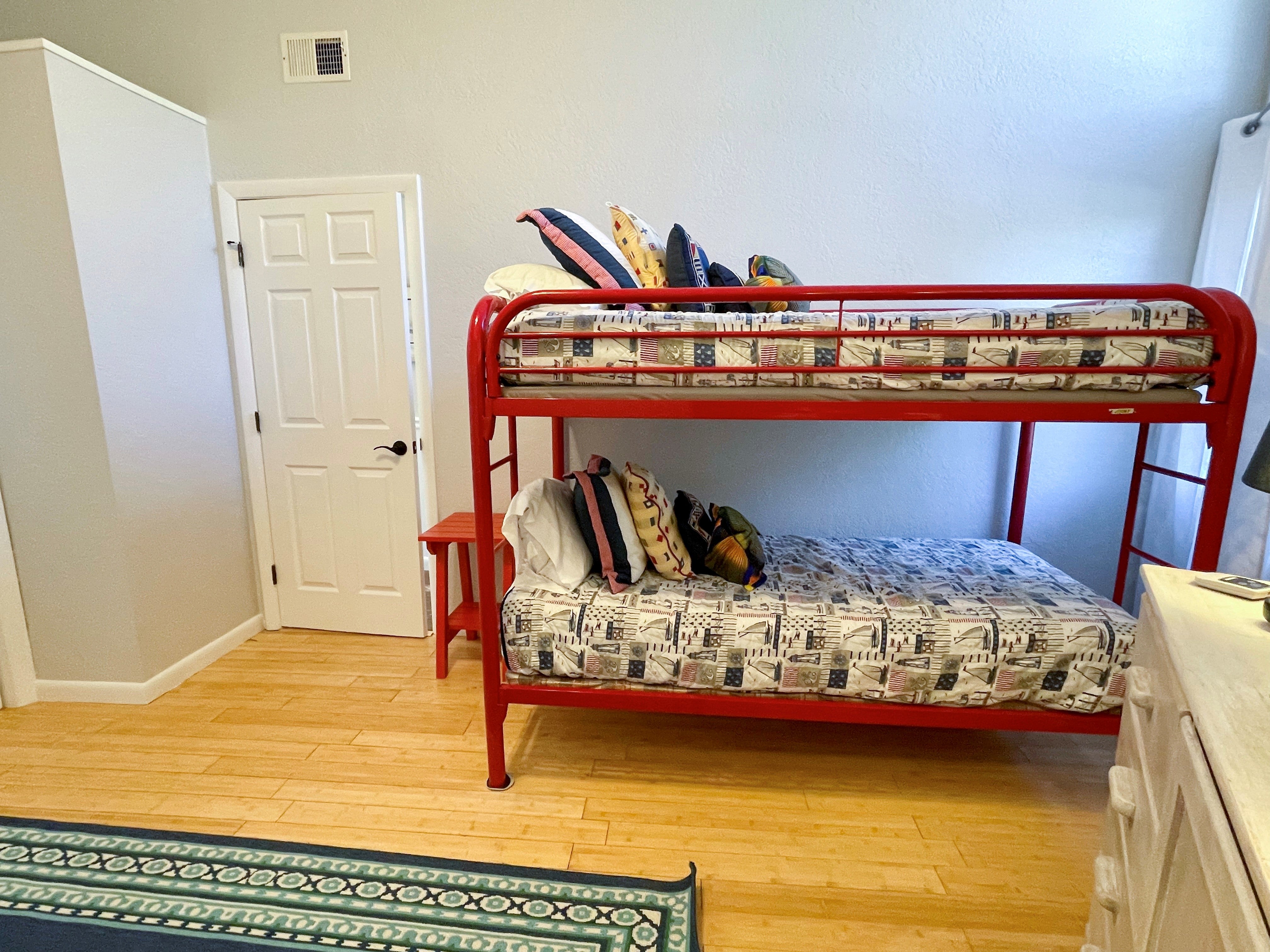 Bunk and Queen Size Murphy Bed with TV