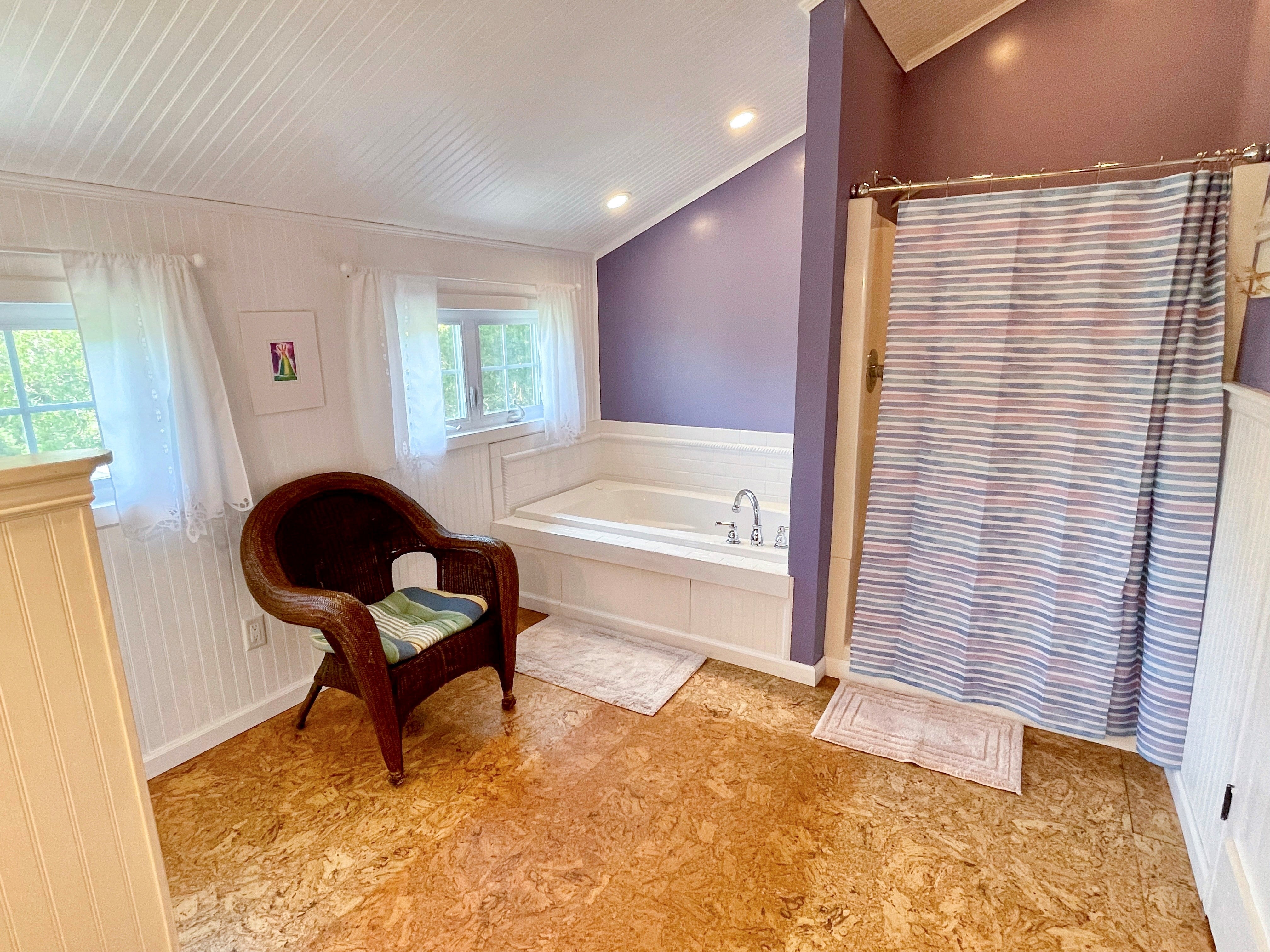Hall Bath with Shower Only, Second Floor