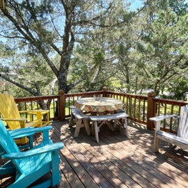 Deck Off Kitchen and Dining Area