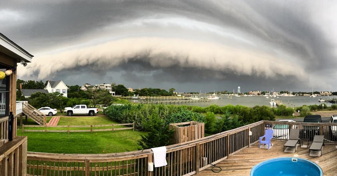 Storm Cloud over Ocracoke Island
