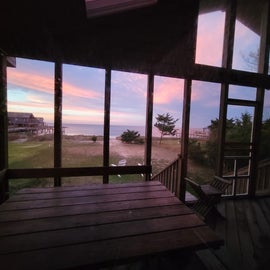 Sunset from the Screened Porch