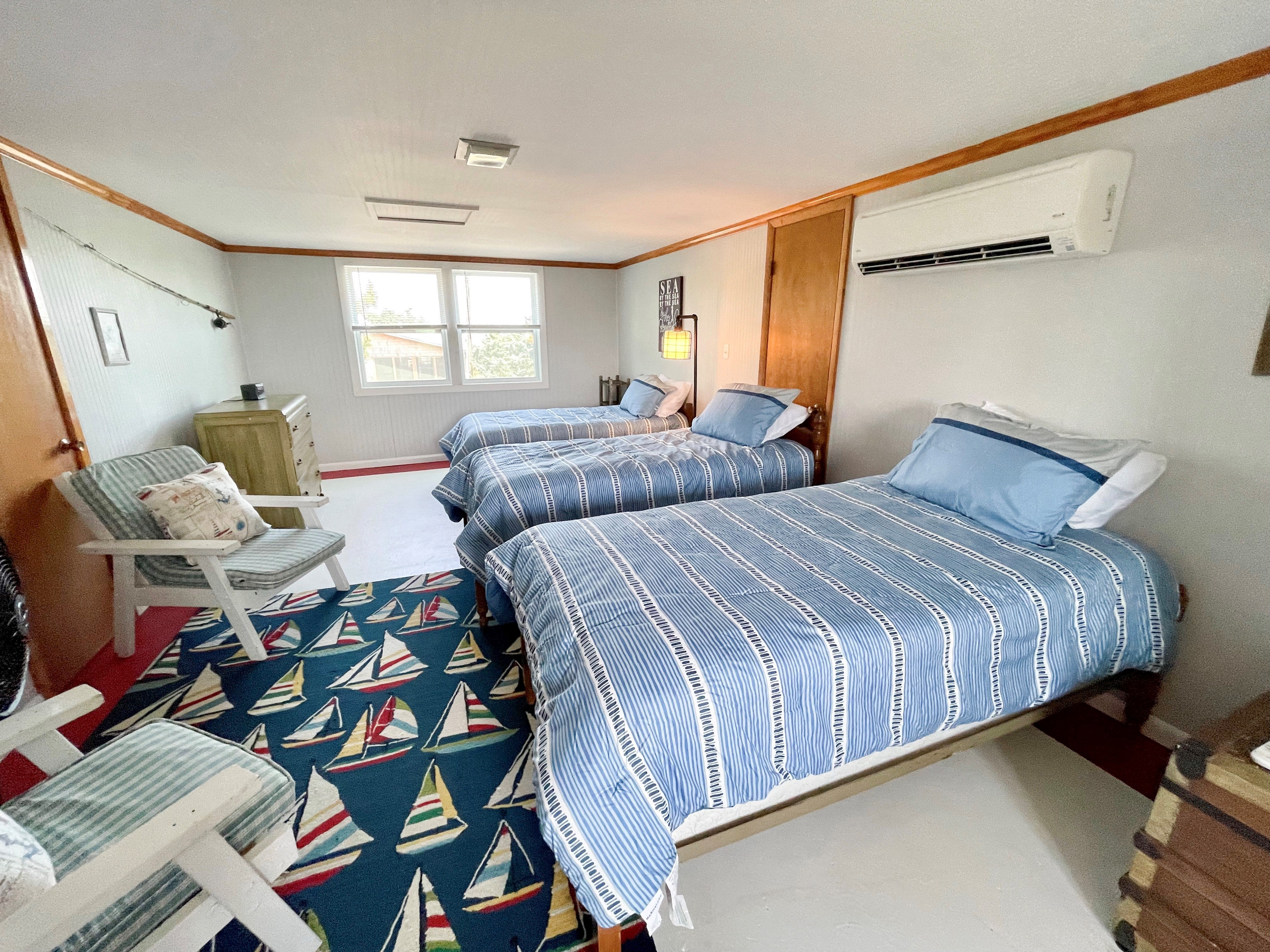 Three Twin Beds in the Barn, Second Floor