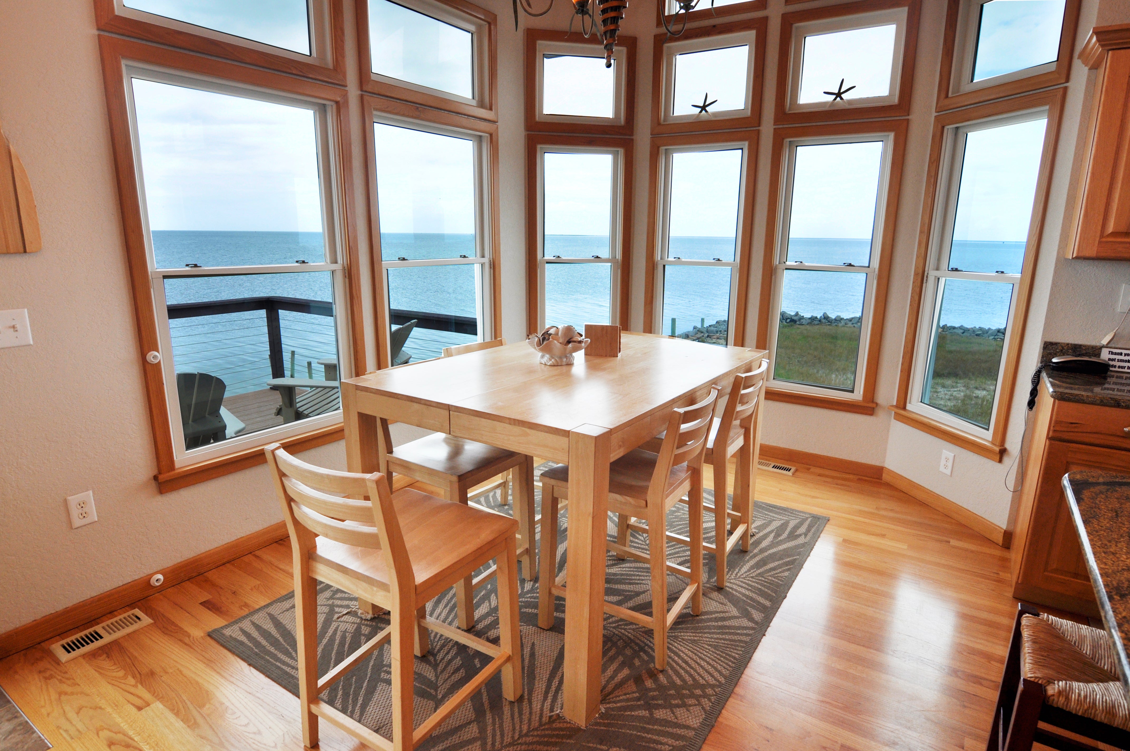 Dining Area with Water Views