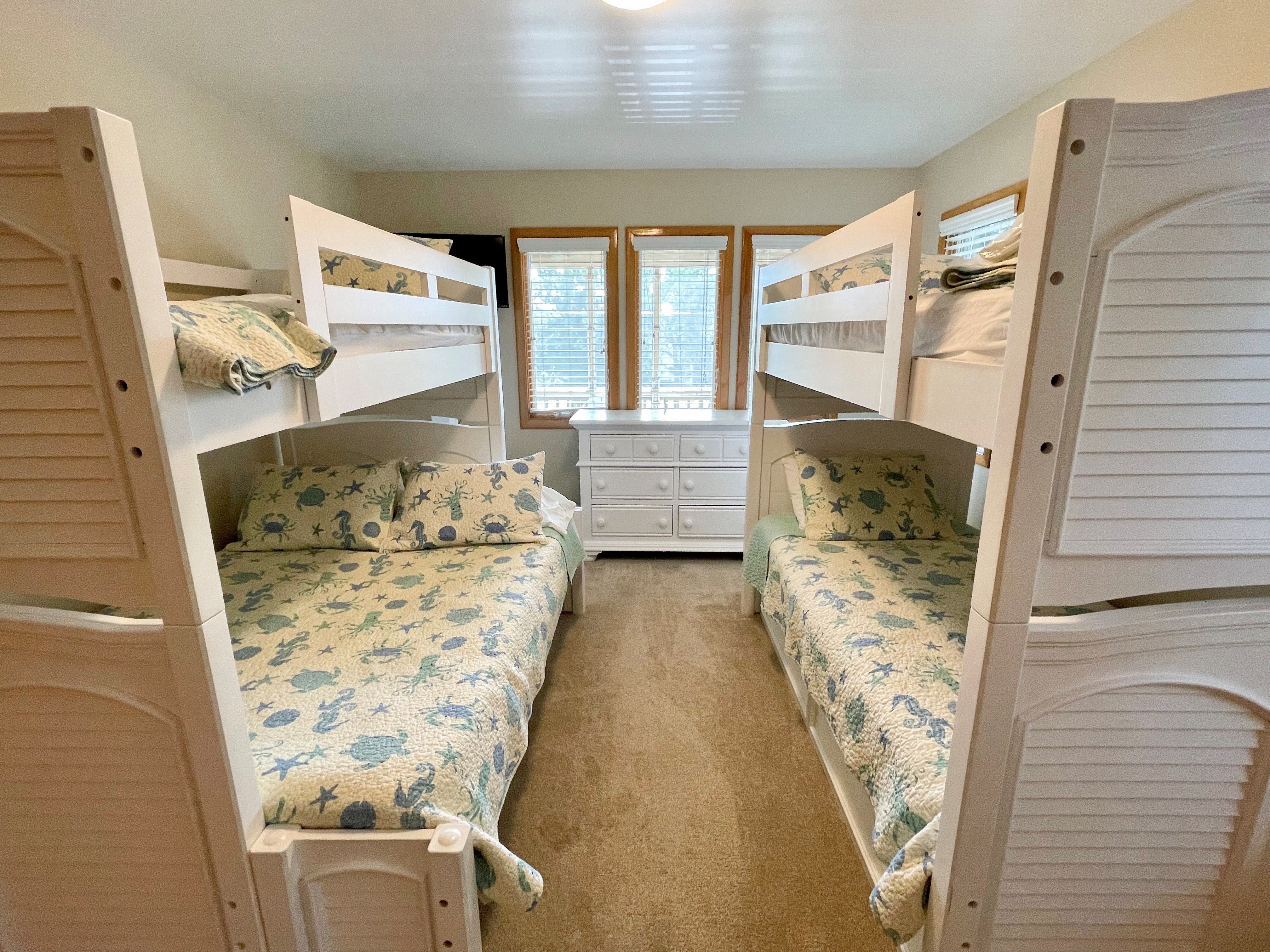 Bunk Bed and Pyramid Bed with TV, First Floor