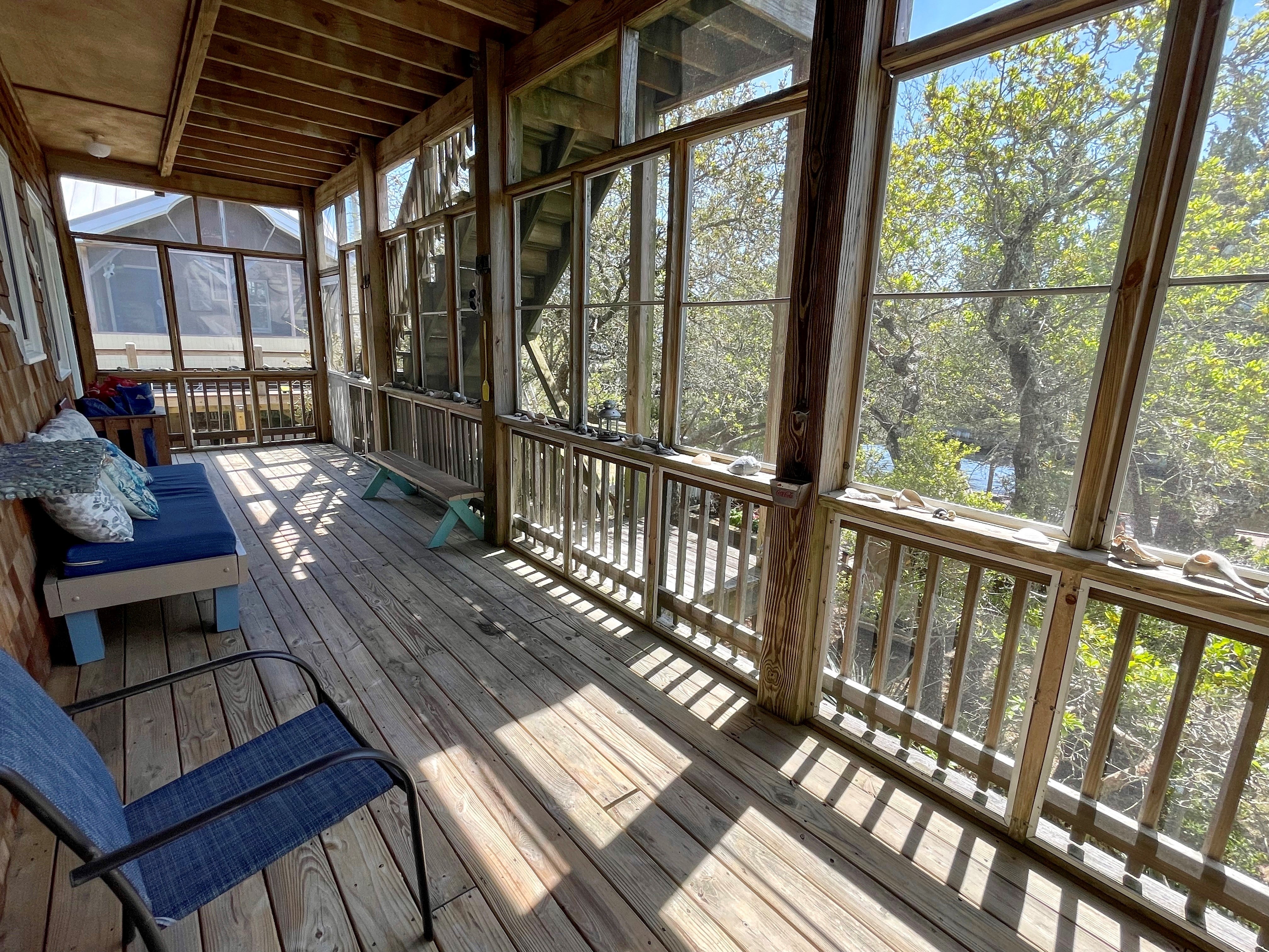 Rear Screened Porch, First Floor