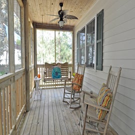 Front Screened Porch  (alternate view)
