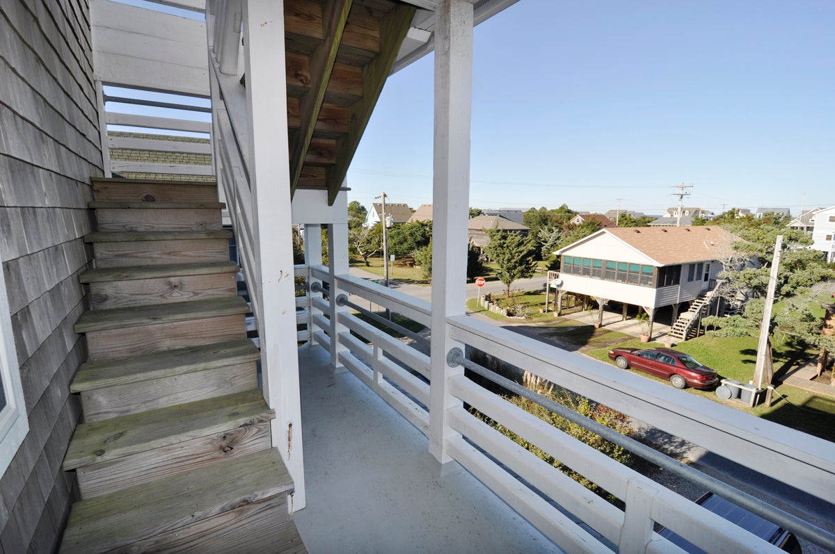 Stairs to Rooftop Deck