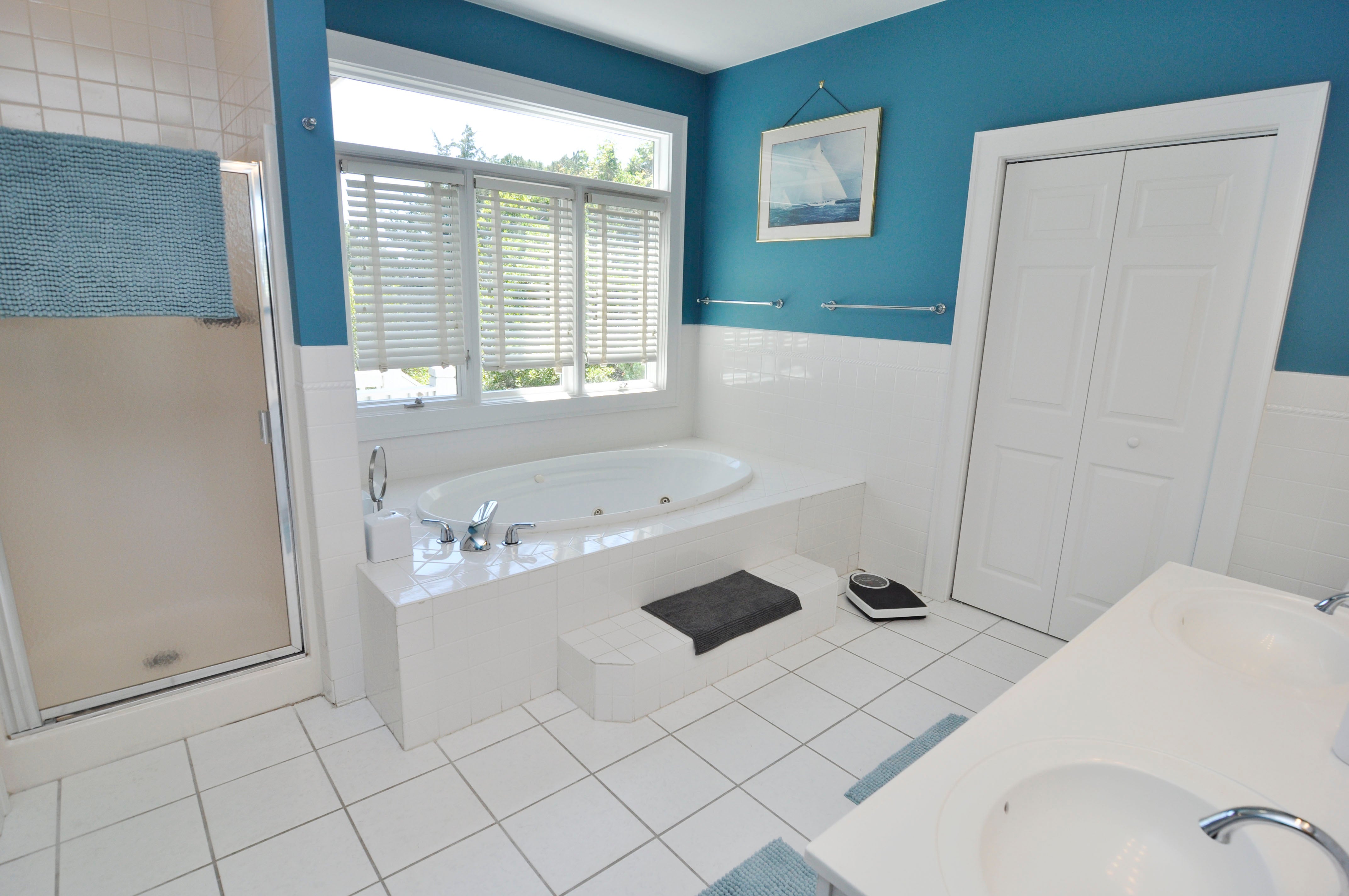 Bath with Shower and Whirlpool Tub, First Floor