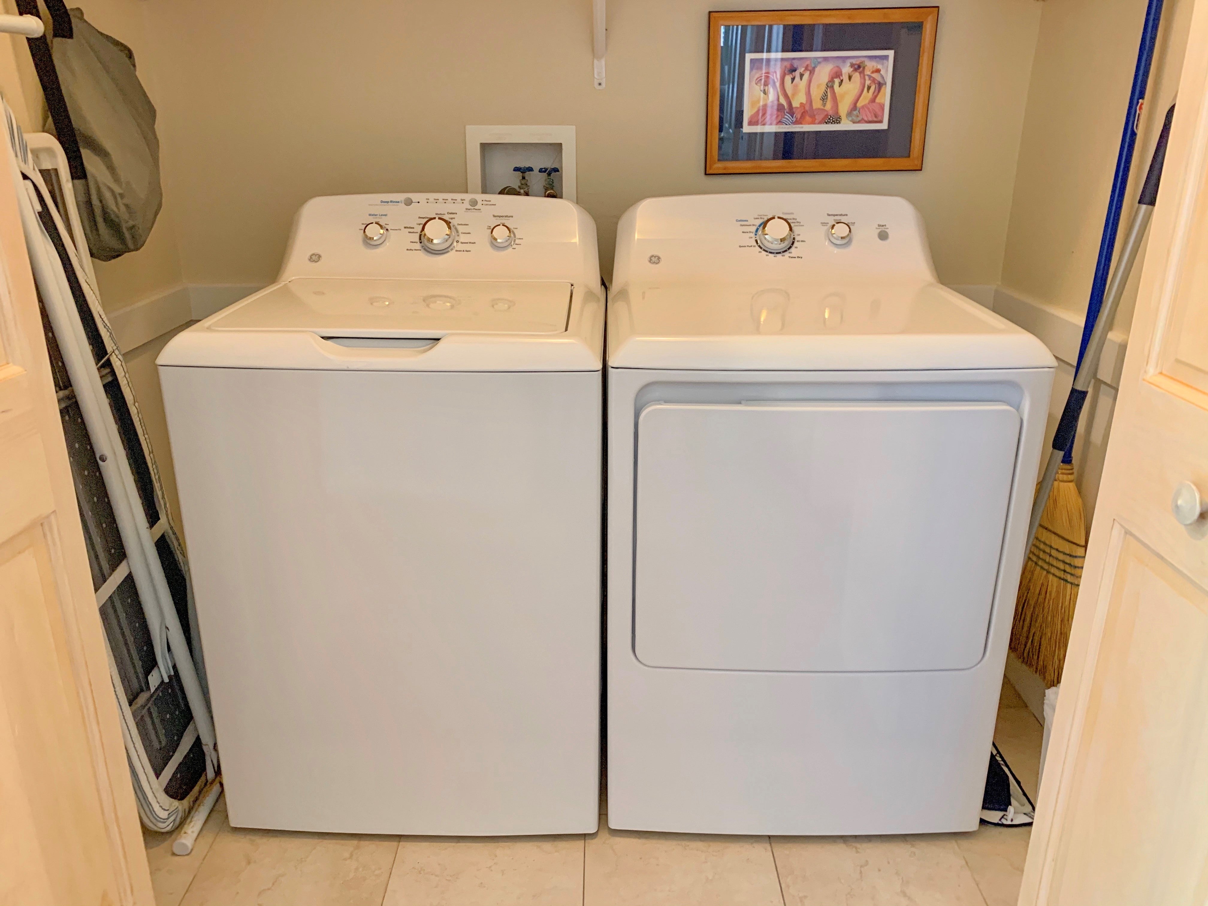 Washer and Dryer, First Floor