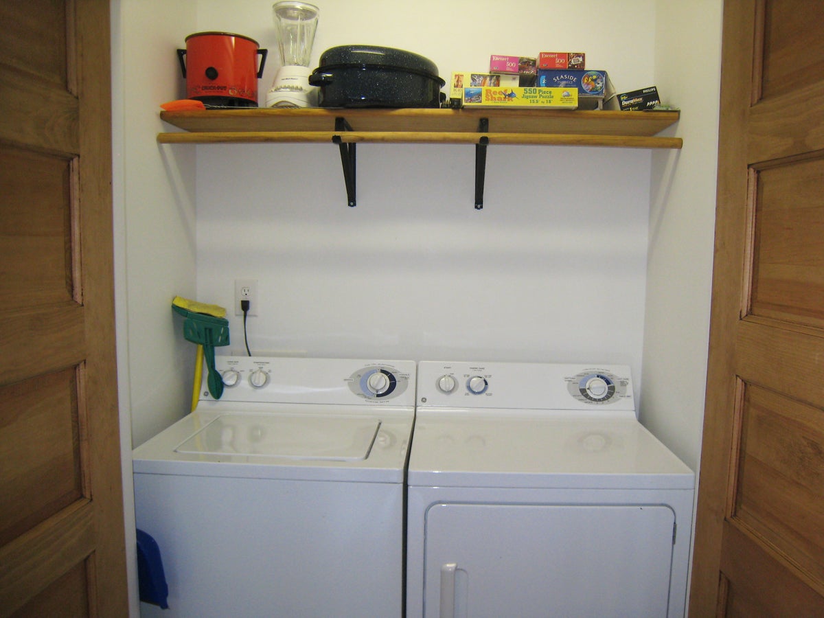 Washer and Dryer First Floor