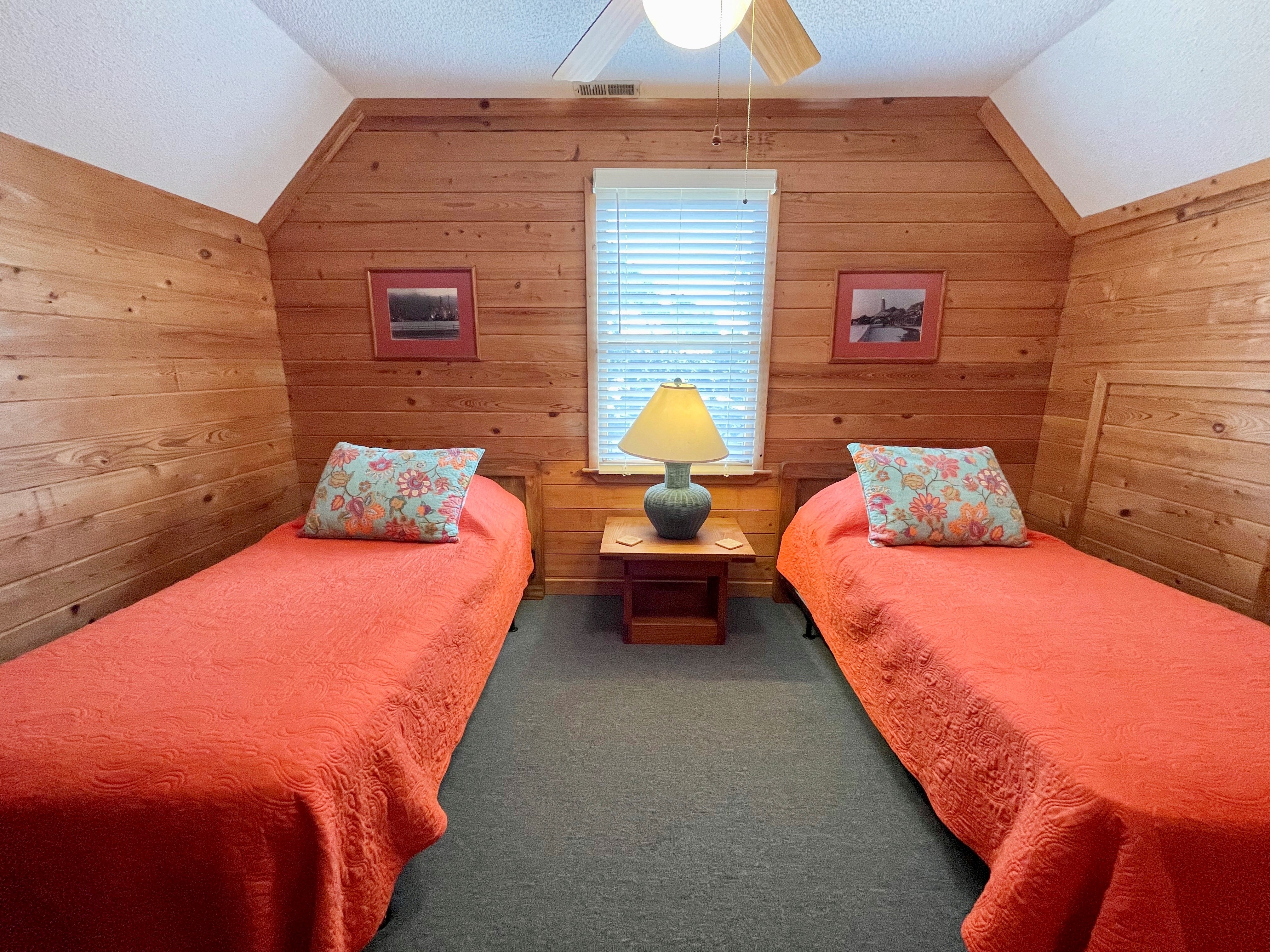 Two Twin Beds with TV, Second Floor