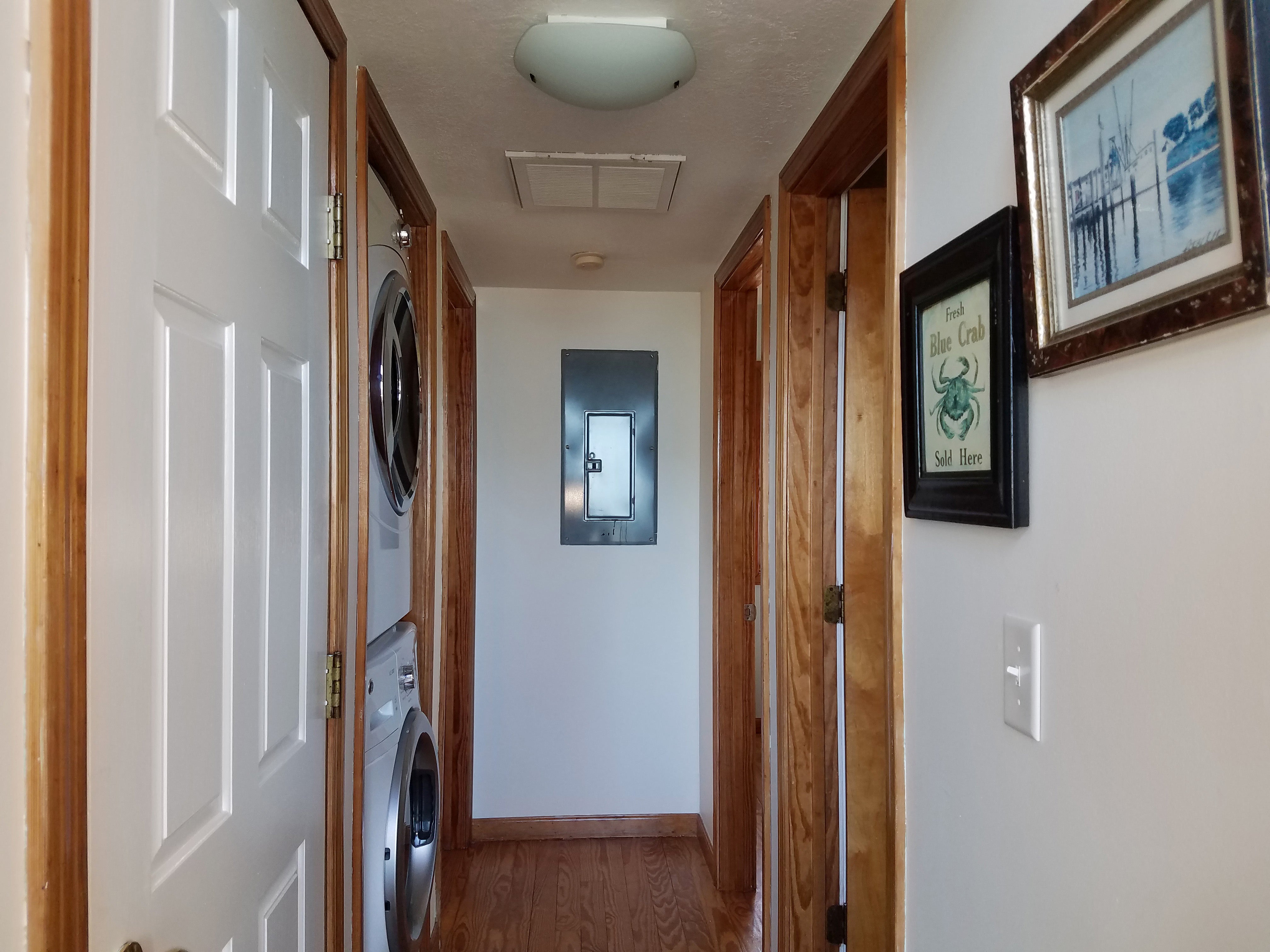 First Floor Hallway with Covered Entry