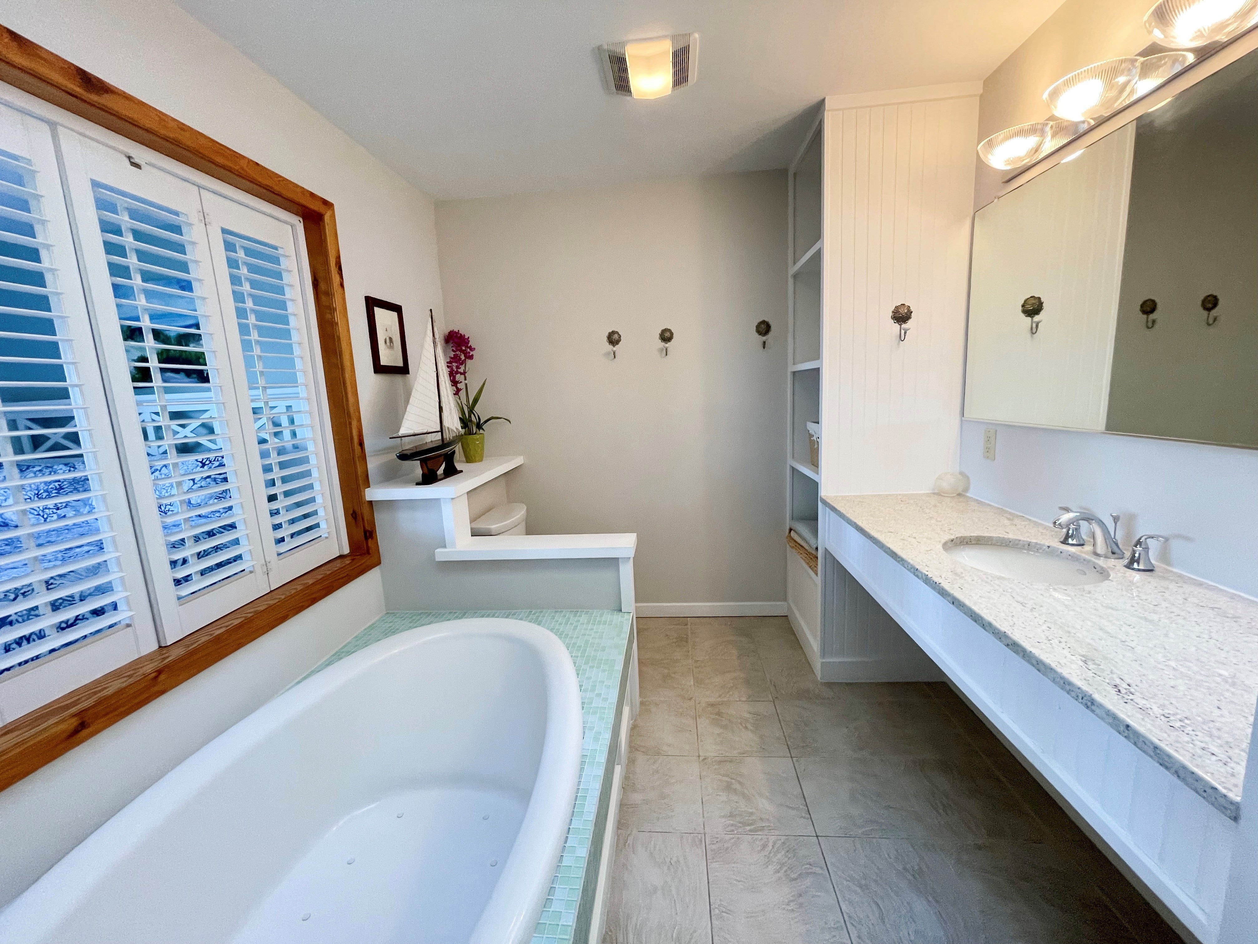 Primary Bath with Garden Tub and Separate Shower