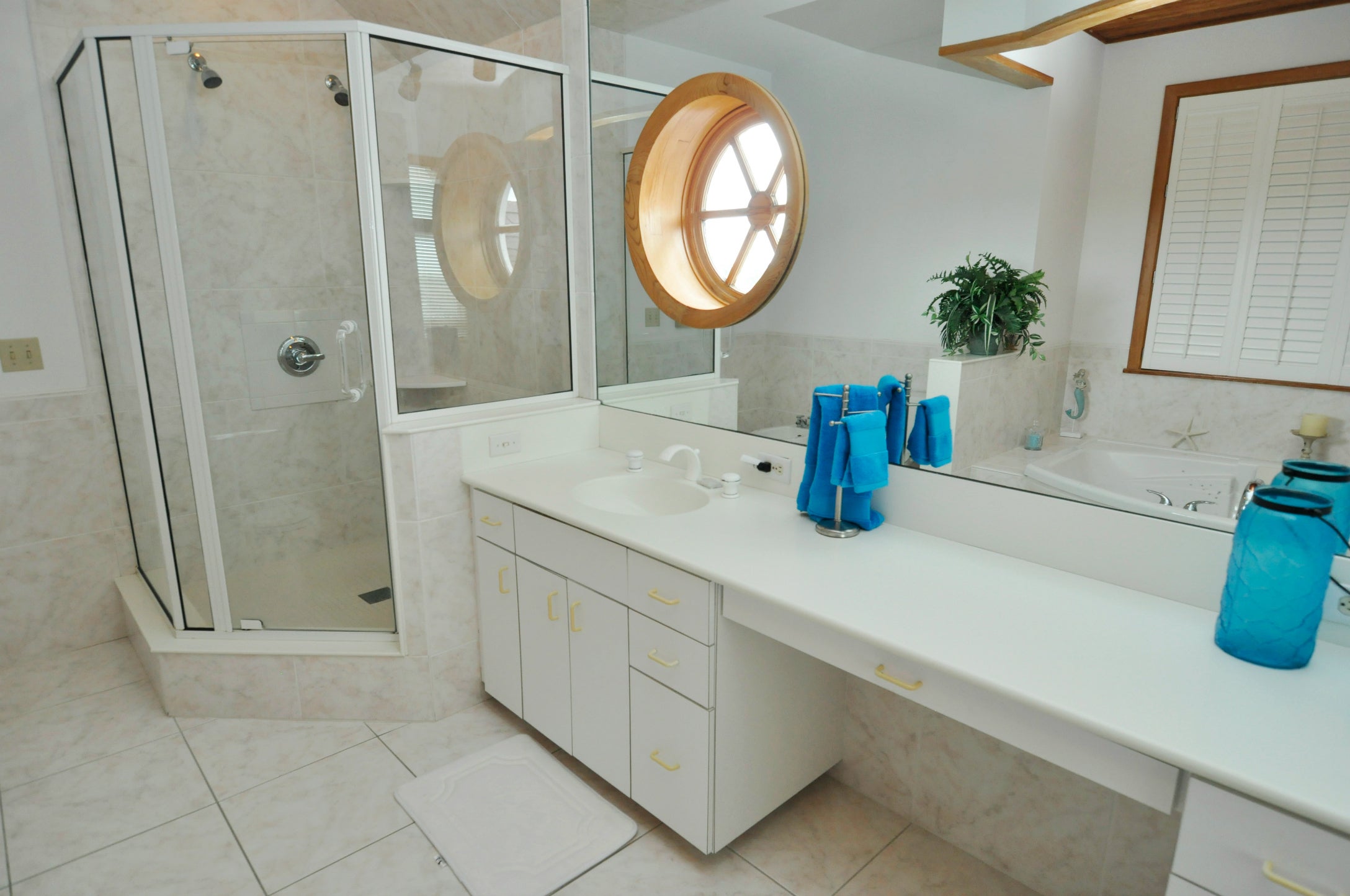 Master Bath with Whirlpool Tub and Separate Shower