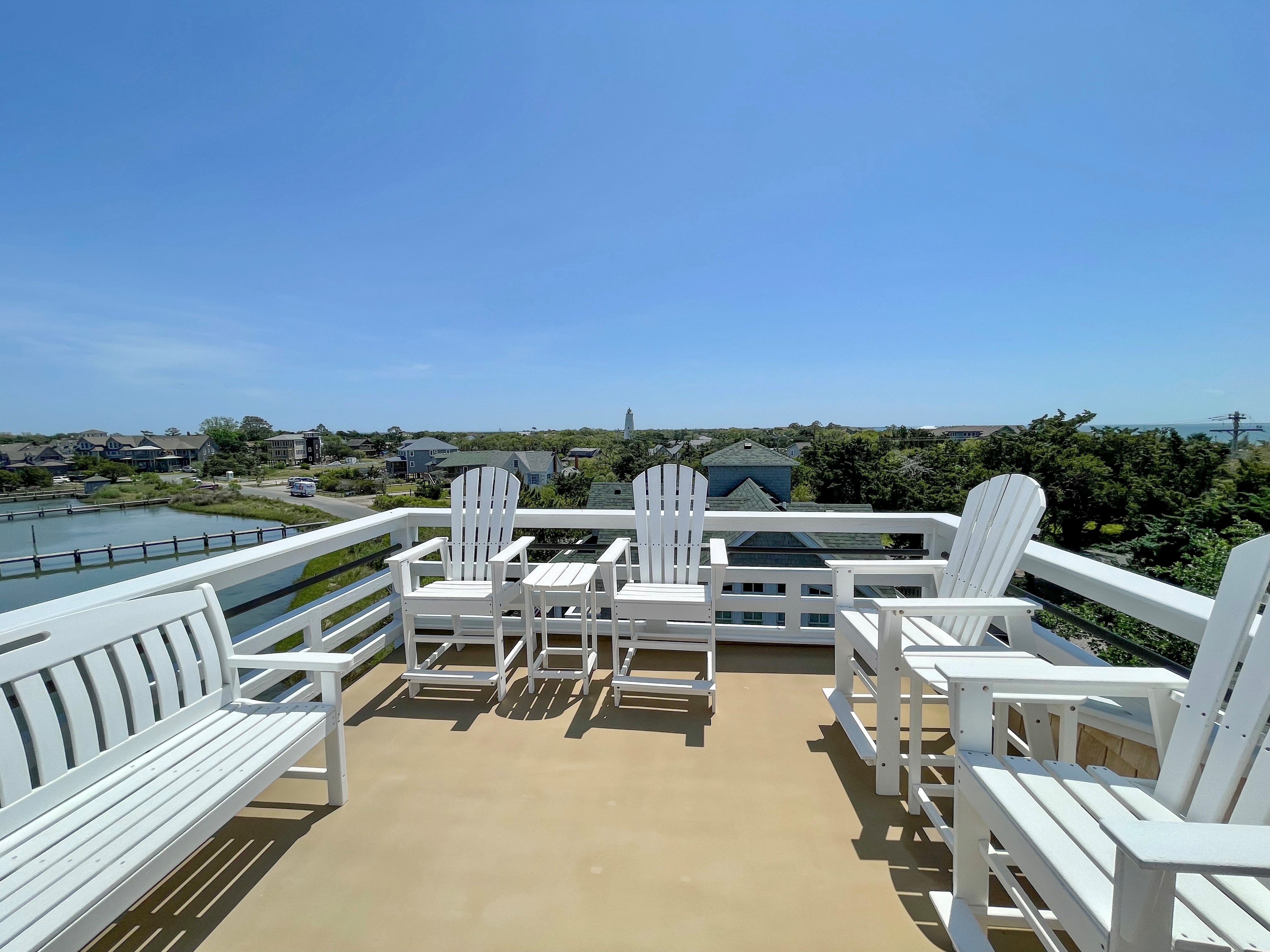 Rooftop Deck with Lighthouse View