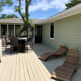 Side Deck and Screened Porch