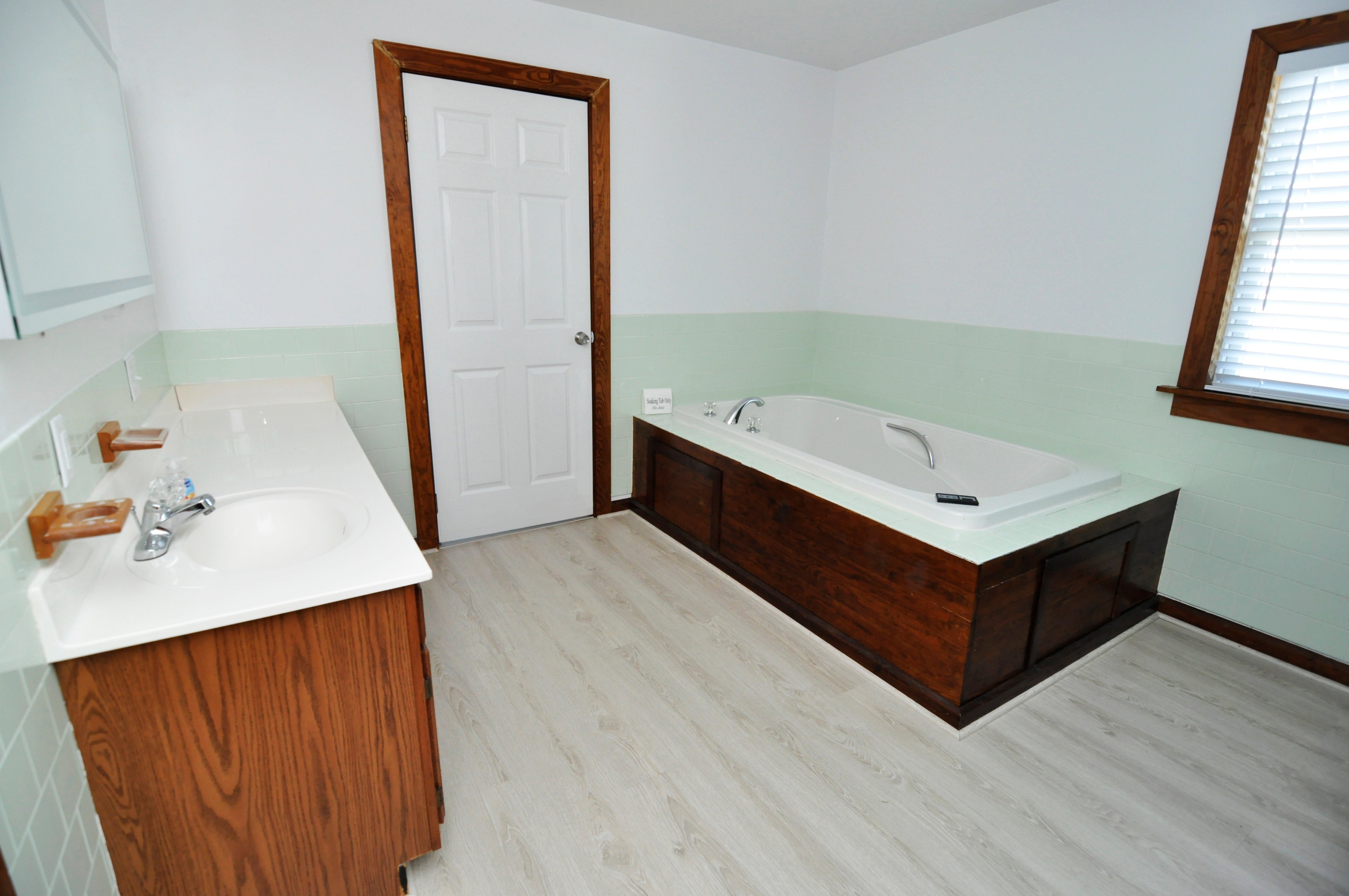 Primary Bath with Soaking Tub and Separate Shower