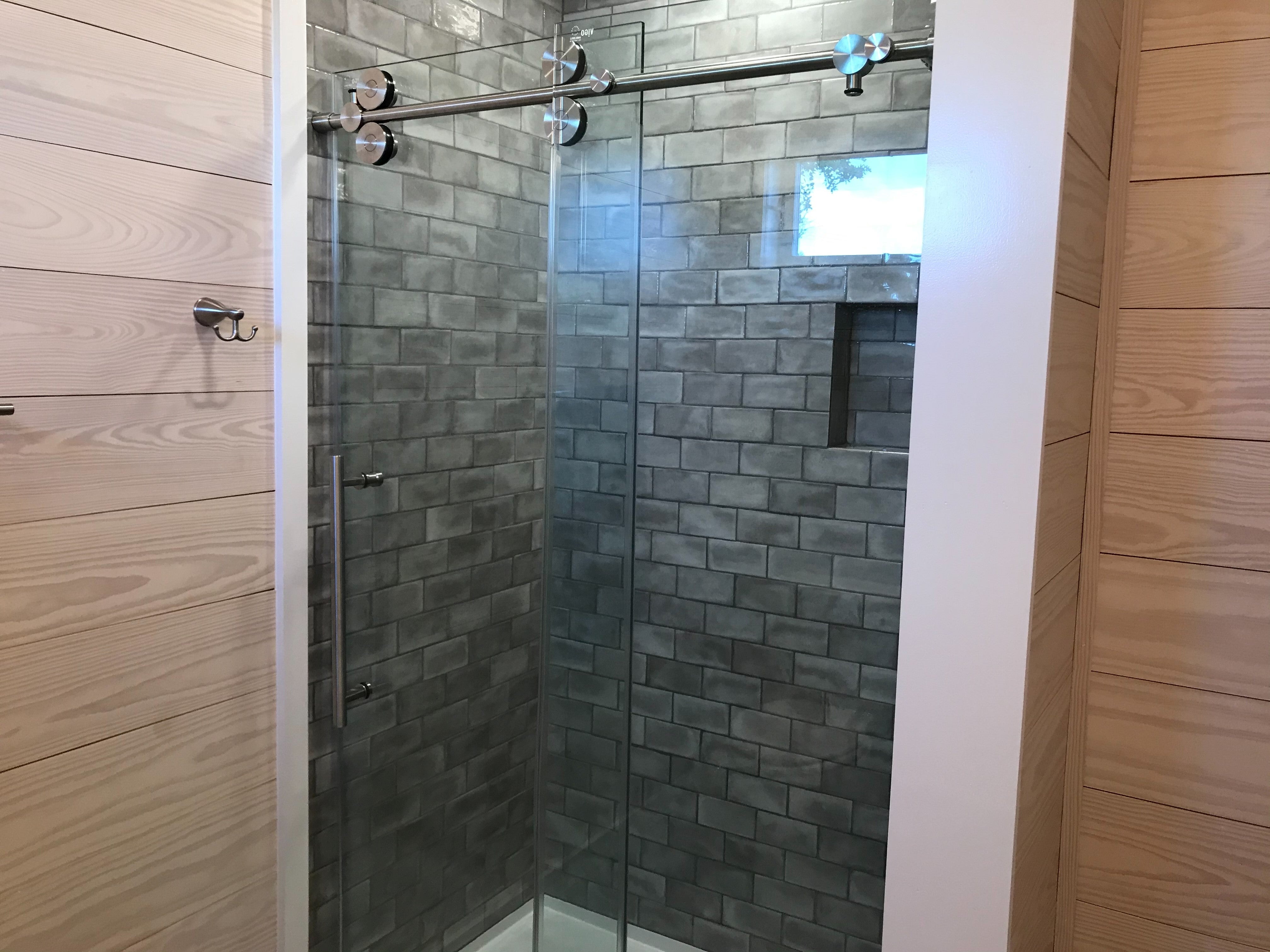 Primary Master Bathroom, Tiled Shower