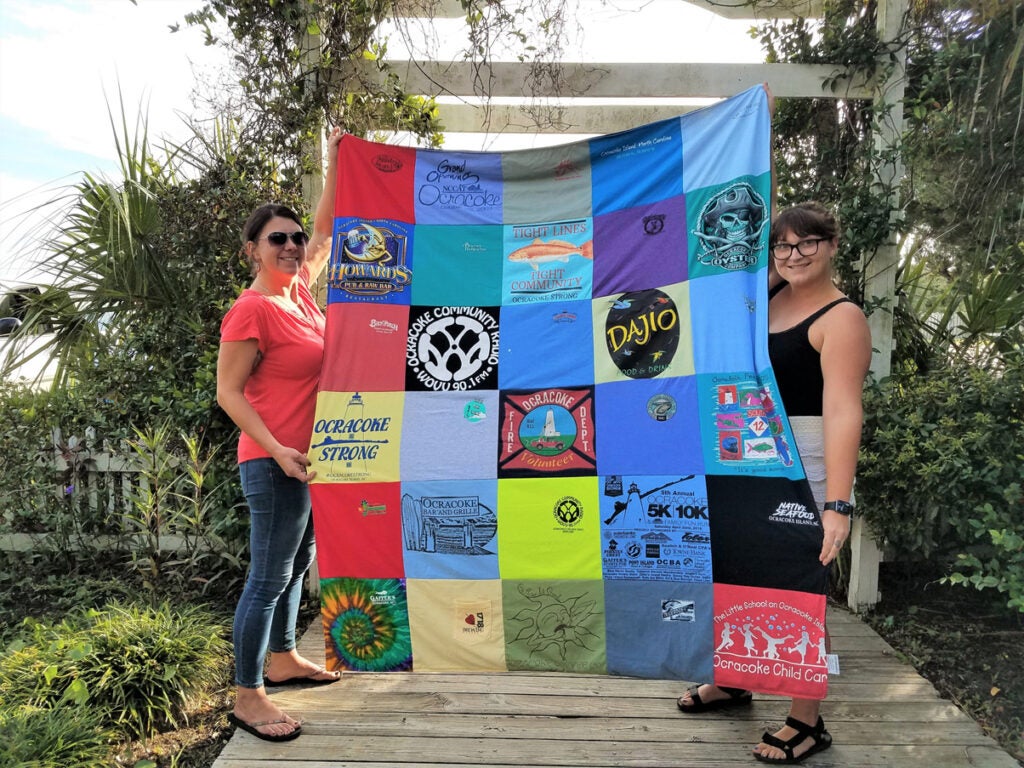 QUILT SQUARES FROM OCRACOKE T-SHIRTS